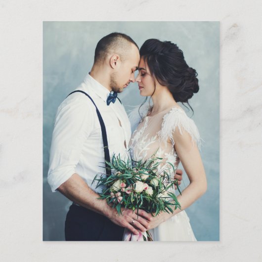 Budget Foto Gold Script Weddenschap Hartelijk dank (Achterkant)