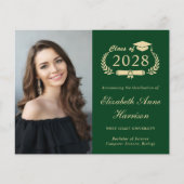 Budget foto Green College afstuderen Aankondiging (Voorkant)