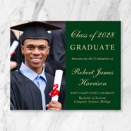 Budget foto Groen Goud Afstuderen Aankondiging