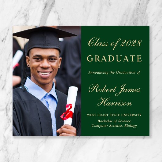 Budget foto Groen Goud Afstuderen Aankondiging