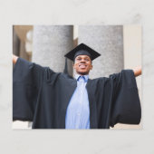 Budget Foto Groene Afstuderen Aankondiging (Achterkant)
