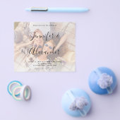 Budget Foto & Grote Namen Horizontale Foto Bruilof Flyer (Enkel)