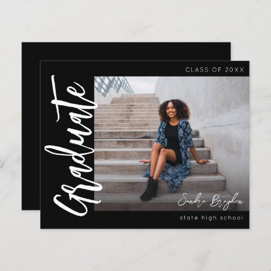 Budget Foto H MOD Chic 5 Afstuderen Aankondiging (Voorkant / Achterkant)