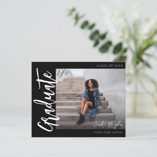 Budget Foto H MOD Chic 5 Afstuderen Aankondiging (Staand voorkant)