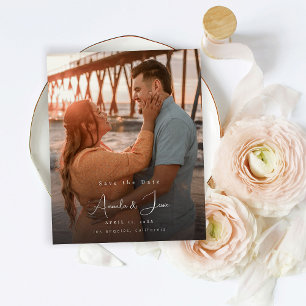 Budget Foto - Handschrift Verticaal Save the Date