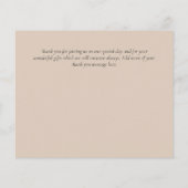 BUDGET FOTO Hartelijk dank - CHEAP Moderne Simple (Achterkant)