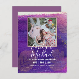 BUDGET FOTO Huwelijk SAVE THE DATES Boho Abstract
