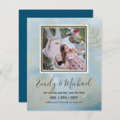 BUDGET FOTO Huwelijk SAVE THE DATES Boho Abstract (Voorkant / Achterkant)