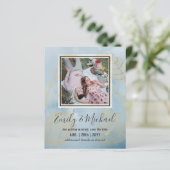 BUDGET FOTO Huwelijk SAVE THE DATES Boho Abstract (Staand voorkant)