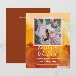 BUDGET FOTO Huwelijk SAVE THE DATES Boho Abstract