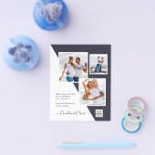 Budget Foto Huwelijksuitnodiging Bewaar Datum QR C Flyer (Enkel)