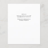 BUDGET Foto Huwelijksuitnodiging Bewaar Datum QR C Flyer (Achterkant)