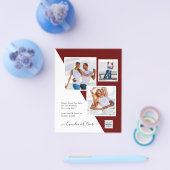 Budget Foto Huwelijksuitnodiging Bewaar Datum QR C Flyer (Enkel)