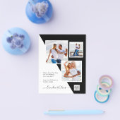 Budget Foto Huwelijksuitnodiging Bewaar Datum QR C Flyer (Enkel)