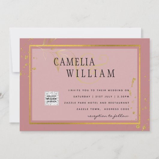 BUDGET Foto Huwelijksuitnodiging Save the Date (Voorkant)