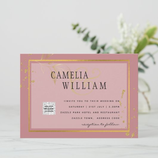 BUDGET Foto Huwelijksuitnodiging Save the Date (Staand voorkant)