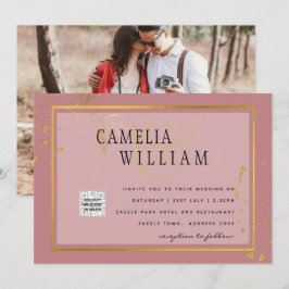 BUDGET Foto Huwelijksuitnodiging Save the Date