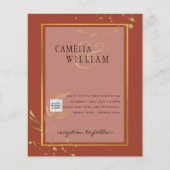 BUDGET Foto Huwelijksuitnodiging Save the Date (Voorkant)