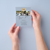 BUDGET Foto Huwelijksuitnodiging Save the Date Aan Flyer (Hand)