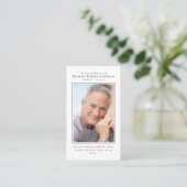 Budget Foto Inspirerend Memorial Kaart Contactkaartje (Staand voorkant)