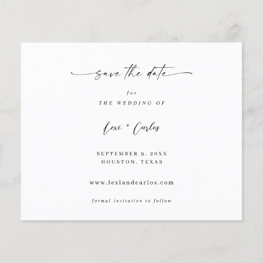 Budget Foto & Kalligrafie 3 Mod V2 Save the Date (Achterkant)