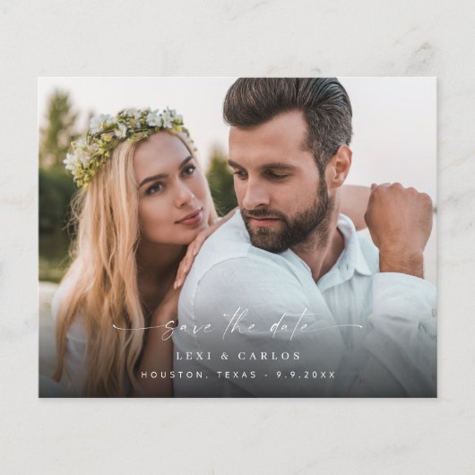Budget Foto & Kalligrafie 3 Mod V2 Save the Date (Voorkant)