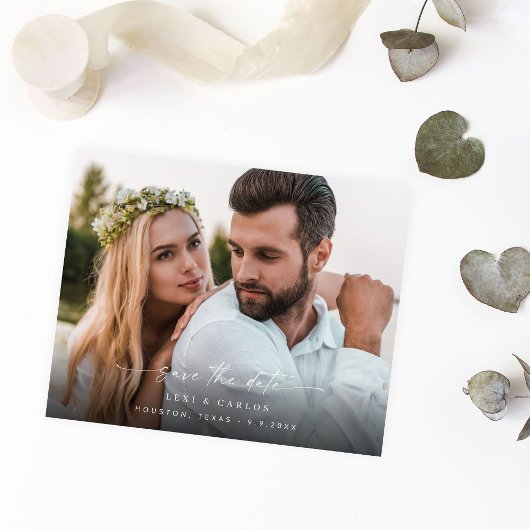 Budget Foto & Kalligrafie 3 Mod V2 Save the Date Flyer