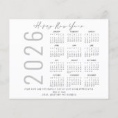 Budget Foto Kerst 2026 Kalender Liefde Bedankt (Achterkant)