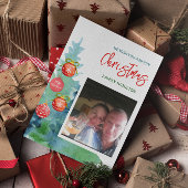 Budget Foto Kerst Flat Kaart