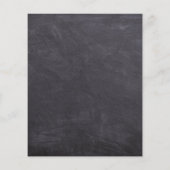 BUDGET FOTO Kerst- of feestdagenkaart Gouden tekst Flyer (Achterkant)