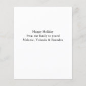 Budget Foto Kerst Wenskaart (Achterkant)