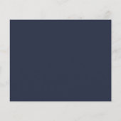 Budget Foto Man 30e Enterprise Party Navy Invite (Achterkant)