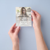 Budget foto Memorial Service Viering van het leven Flyer (Hand)