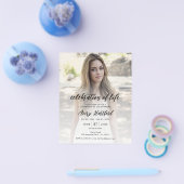 Budget foto Memorial Service Viering van het leven Flyer (Enkel)