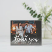 Budget Foto Modern Calligrafie 2 Hartelijk dank (Staand voorkant)