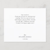 Budget Foto Modern Calligrafie 2 Hartelijk dank (Achterkant)