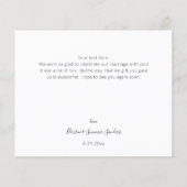 Budget Foto Modern Calligrafie 3 Hartelijk dank Flyer (Achterkant)