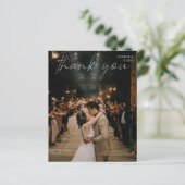 Budget Foto Modern Chic Handwrite Hartelijk dank (Staand voorkant)