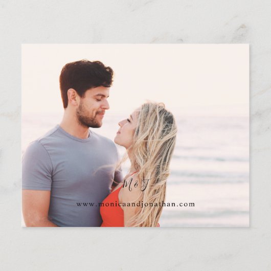 Budget Foto Modern Horizontal 4 Wedding Flyer (Achterkant)