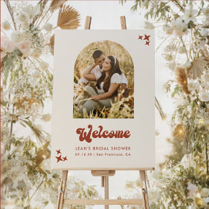 Budget Foto Moderne Bruidsfeest Verwelkomingsbord Poster