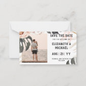 BUDGET Foto Mooi Dagen Tropisch Strand Notitiekaartje (Voorkant)