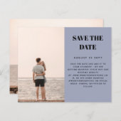 BUDGET Foto Opslaan Datum Minimalistisch Eenvoudig (Voorkant / Achterkant)