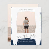 BUDGET Foto Opslaan Datum Minimalistisch Eenvoudig (Voorkant / Achterkant)