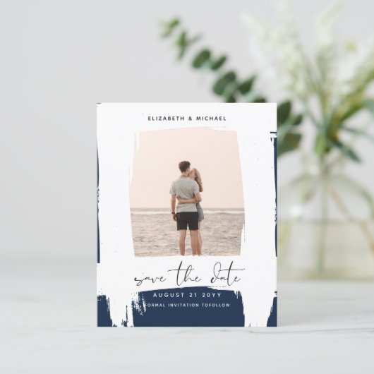 BUDGET Foto Opslaan Datum Minimalistisch Eenvoudig (Staand voorkant)