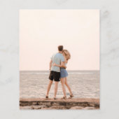 BUDGET Foto Opslaan Datum Minimalistisch Eenvoudig (Achterkant)