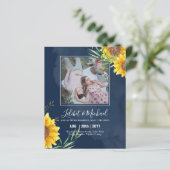 BUDGET Foto Opslaan Verjaardag of Trouw Uitnodigin (Staand voorkant)