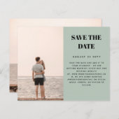 BUDGET Foto Opslag Datum Minimalistisch Eenvoudig  (Voorkant / Achterkant)