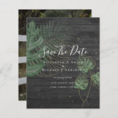 BUDGET Foto OPSLAGDATA Tropische Bladeren Goud (Voorkant / Achterkant)