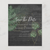 BUDGET Foto OPSLAGDATA Tropische Bladeren Goud (Voorkant)