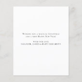 Budget foto Overlay Baby Eerste Kerstmis Kaart (Achterkant)